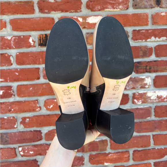 Cole Haan Arden Grand Ankle Bootie Gray/Black/Maple Color Block Size 8